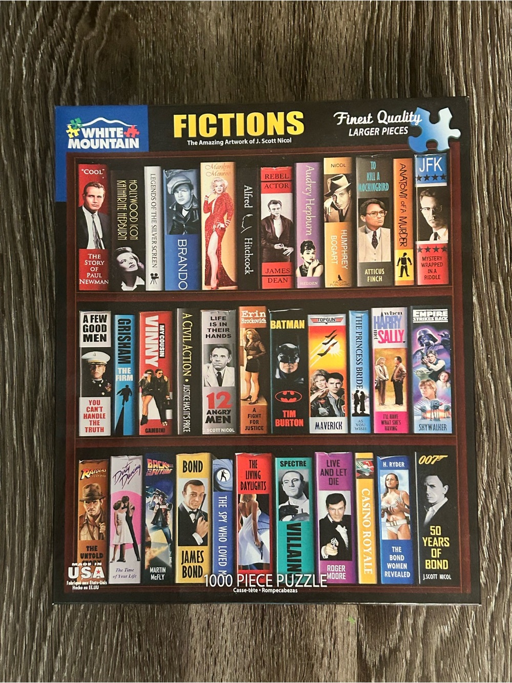 White Mountain Fictions 1,000-Piece Puzzle - Picture 3 of 9